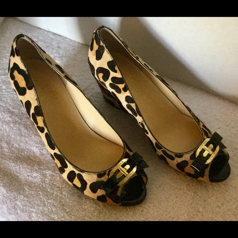 Ivanka Trump Calfhair Wedge
